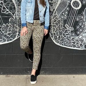 American Eagle Cheetah Print Jeans